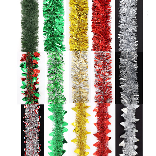 4m Premium Christmas Tinsel Garland