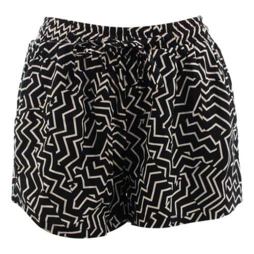 Women's Casual Summer Lounge Gym Jogging Running Sports Yoga Jogger Shorts [Size: XS] [Design: Zigzag]