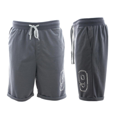 Men's Casual Basketball Shorts Gym Sports Jogging  Zipped Pockets [Size: S] [Colour: Dark Grey]