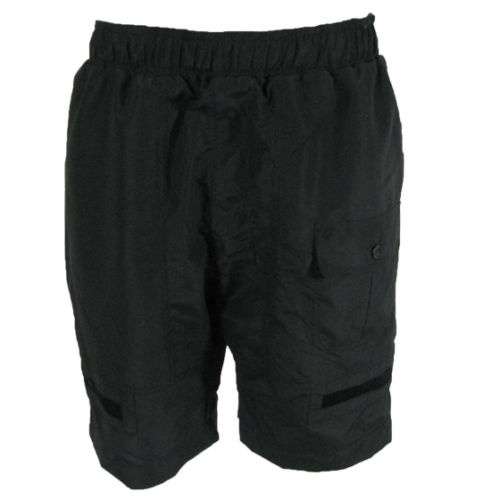 New Mens Board Shorts Casual Beach Outdoor Elasticated Black Navy Grey S-XXL [Colour: Black] [Size: 2XL]