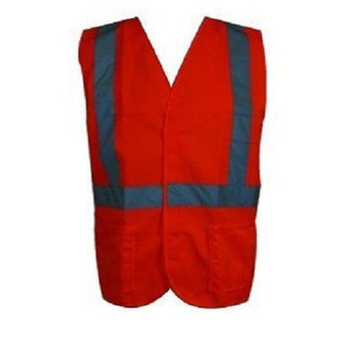 Hi-Vis Workwear Safety Vest with Reflective Tape - Orange and Lime [Size: S] [Colour: Orange]