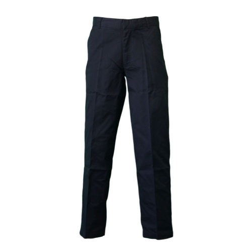 NEW Men's Straight Chino Pants Work Pants Trousers 100% Cotton Black Khaki [Size: M] [Colour: Black]