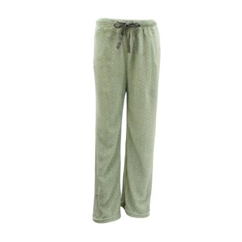 Women’s Soft Plush Lounge Sleep Pyjama Pajama Pants Fleece Winter Sleepwear [Size: 12-14] [Design: Clover]