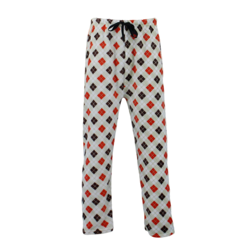 Men's Soft Plush Lounge Sleep Pyjama Pajama Pants Fleece Winter Sleepwear [Size: M] [Design: Multi/Tiles]
