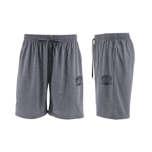 FIL Men's Cotton Shorts Casual Sleep Lounge Gym Sports Jogging - Brooklyn B [Size: S] [Colour: Dark Grey]