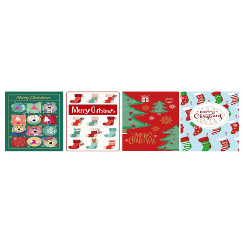30pcs Bulk Pack Christmas Xmas Greeting Cards & Envelopes Kids [Design: A]