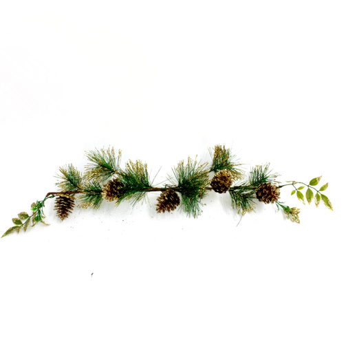 25" Christmas Garland Centerpiece Table Setting Gold Decor Xmas Decoration 65cm