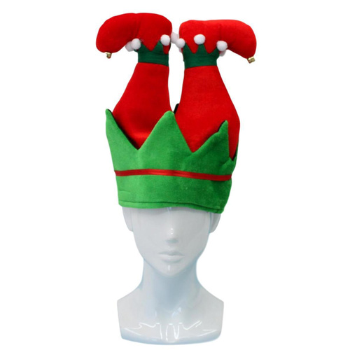 Adult Unisex Christmas Xmas Novelty Hat Party Wear - Tree Rudolf Santa [Name: Elf Hat B]