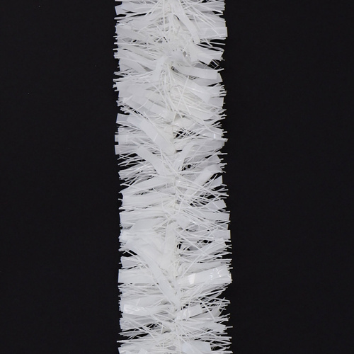 12m Christmas Tinsel Garland (4m x3) - Mixed_White