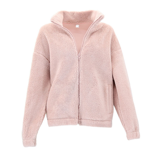 Women's Sherpa Fleece Jacket 380gsm - Dusty Pink [Size: S]