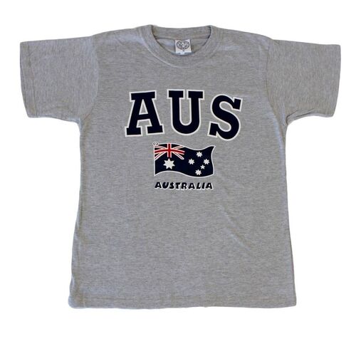 Kids Baby T Shirt Australian Australia Souvenir Cotton AUS Flag  [Size: 4]