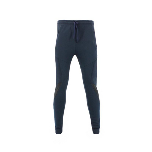 FIL Men's Fleece Track Pants Joggers Sweat Pants Zip Pocket - Navy [Size: S]