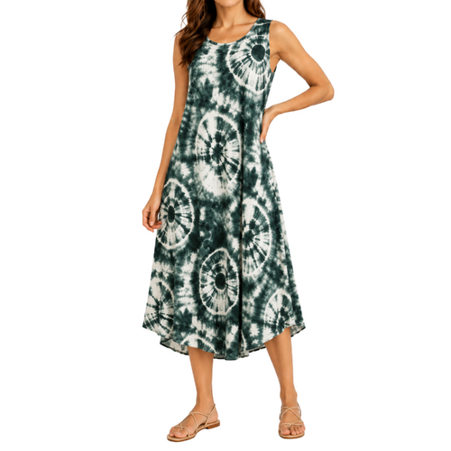 FIL Women's Sleeveless Maxi Dress - E [Size: 8]