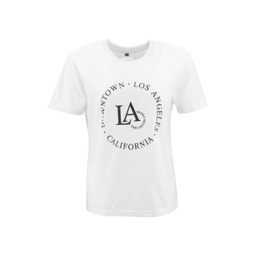 FIL Women's T-Shirt - LA- White [Size: 10]