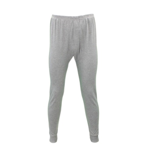 FIL Men's Cotton Thermal Pants Underwear - Men's Long Johns - Grey [Size: 2XL]