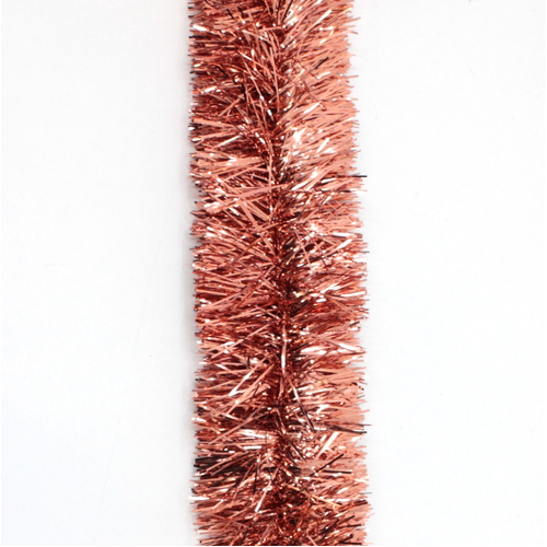 5x Luxury Christmas Tinsel Garland - Rose Gold