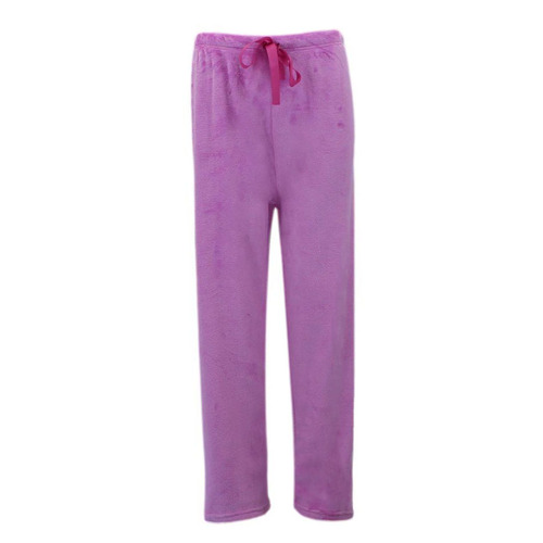 FIL Women's Plush Fleece Pyjama Lounge - Pink/Gingham [Size: 14-16]
