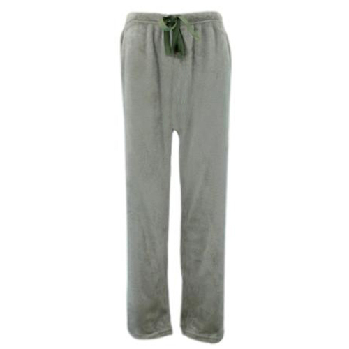 Women's Plush Fleece Pyjama Lounge Pants - Fern Green [Size: 10-12]