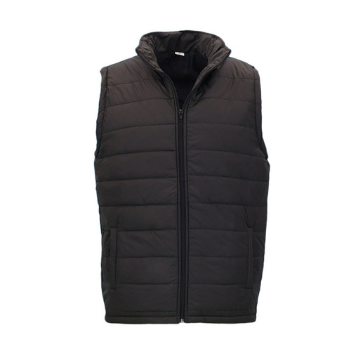 Men's Quilted Puffer Vest - Black [Size: S]